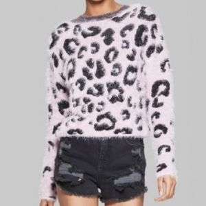 Pink Leopard Sweater
